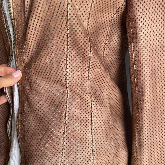 Marco Delli laser cut leather jacket - Picture 6 of 9